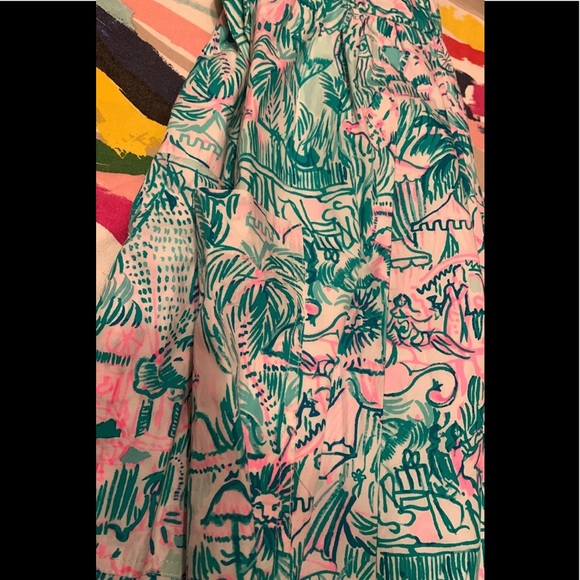 Lilly Pulitzer Lenora A Line Cotton Skirt Size 00 - Picture 10 of 15